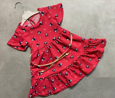 TTG112 Áo Đầm Trẻ Em Mùa Hè