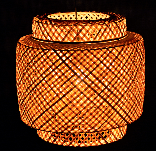 Đèn tre treo