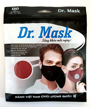 Mặt nạ vải 3D có van