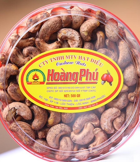 Hạt điều nướng bằng củi tơ lụa