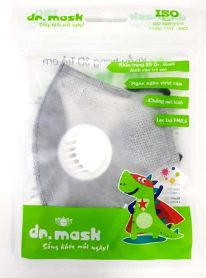Gói 3DKIDS gồm 1 khẩu trang cho trẻ em.