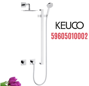 Bộ vòi sen treo tường Keuco Ixmo với thanh trượt ...