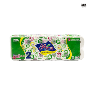 Giấy vệ sinh Prime - 12 cuộn, 3 lớp, bóng bẩy...