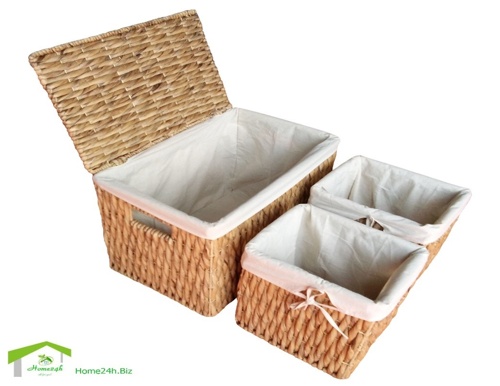 Thùng chứa đồ bằng tre nứa cỏ nước