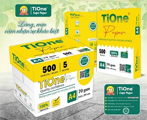 HCMC TIONE A4 Paper, Photocopy Paper - Sản xuất...