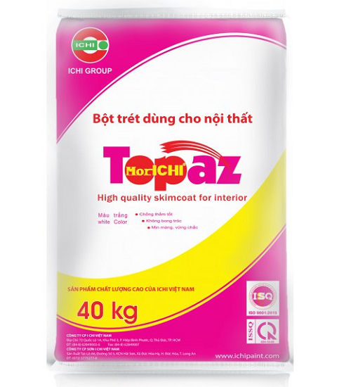 Morichi Topaz là lớp phủ nội thất skimcoat.