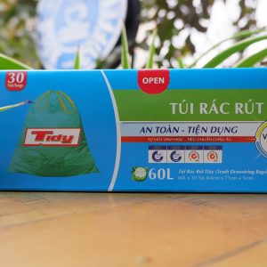 Túi rác có dây rút gọn gàng