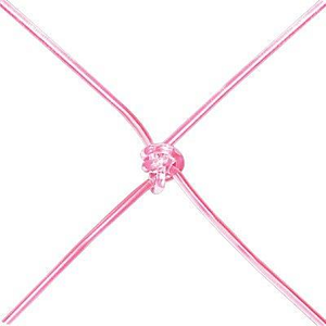 15cm Mạng đựng hàng đơn sợi màu trắng