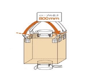 Túi Jumbo vuông có miệng xả và miệng đổ