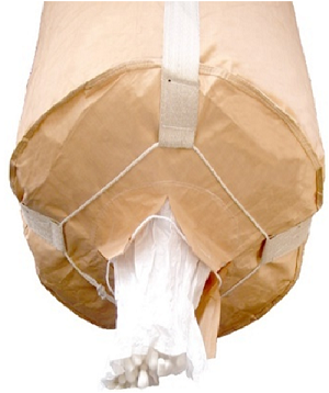 Túi Jumbo tròn có ống xả và ống đổ
