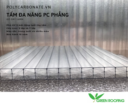 Tấm Polycarbonate rỗng
