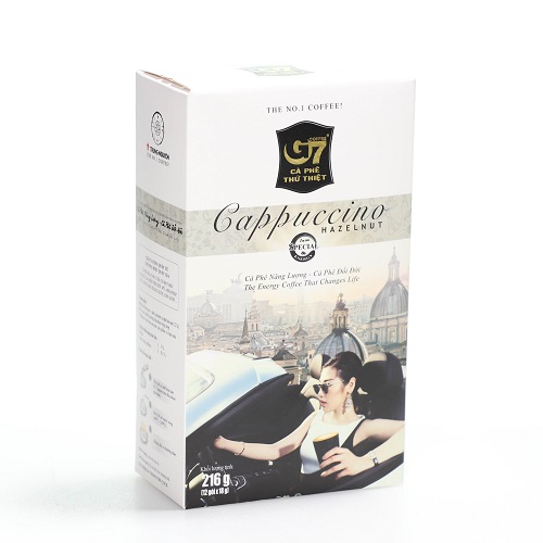 Cà phê hòa tan G7 Cappuccino vị Hạt dẻ