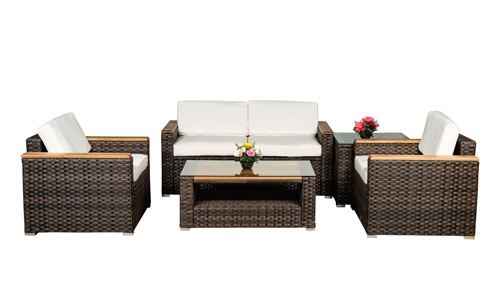 Bộ ghế sofa bằng tre tổ hợp gỗ