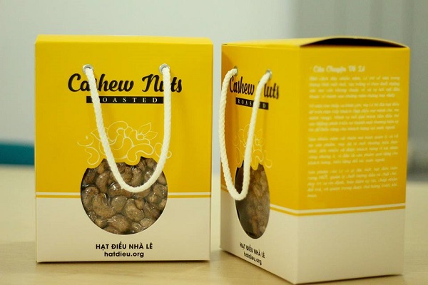Hộp quà hạt điều lụa