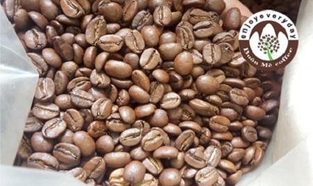 Cà phê Arabica rang hạt Peaberry hỗn hợp