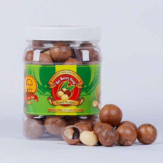 Hạt macadamia rang vỡ vỏ