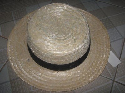 Mũ nón canotier bằng rơm