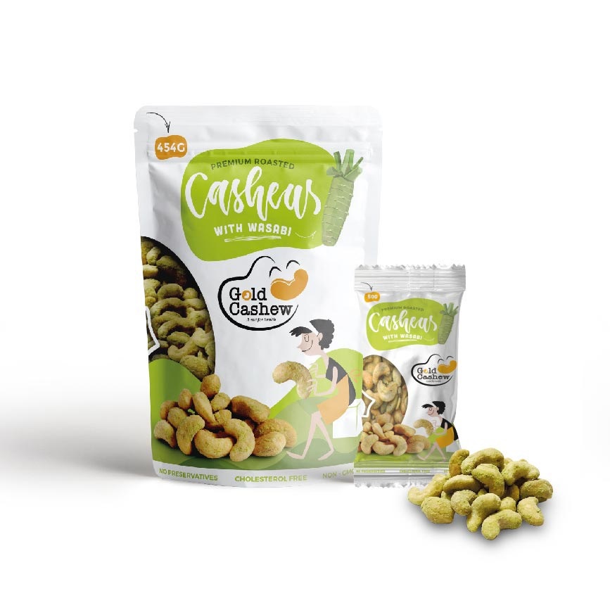 Hạt điều rang cao cấp với wasabi