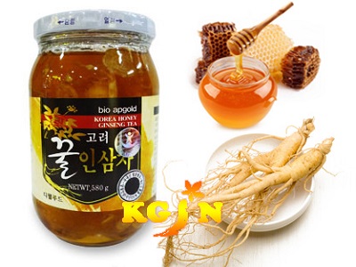 Sâm Hàn Quốc tươi với mật ong