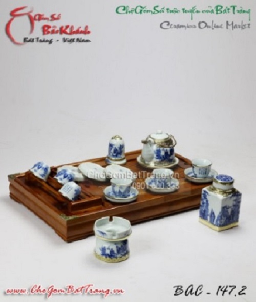 Bộ ấm chén gốm
