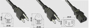 Dây nguồn có đầu cắm 3 chân