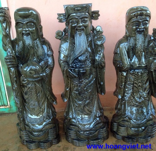 Các tượng hạnh phúc, giàu có và trường thọ