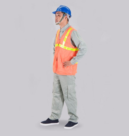 Áo khoác phản quang màu cam